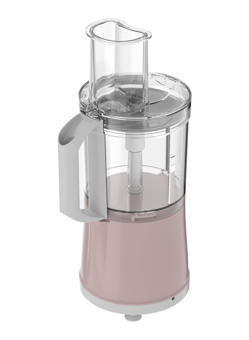 Clikon 3 Speed Multi Chopper Mini Food Processor With 700ML Jar Capacity, Stainless Steel Blades | Perfect For Blending & Chopping Fruits, Vegetables & More 0.7 L 500 W CK2678 Pink - Image 3