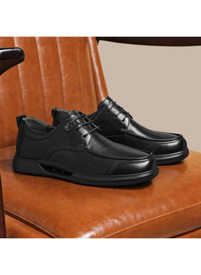 HLA Top Grain Leather】men's Leather Shoes, Business Dress Shoes, British Style Formal Shoes, Casual Versatile Men's Leather Shoes - Image 2