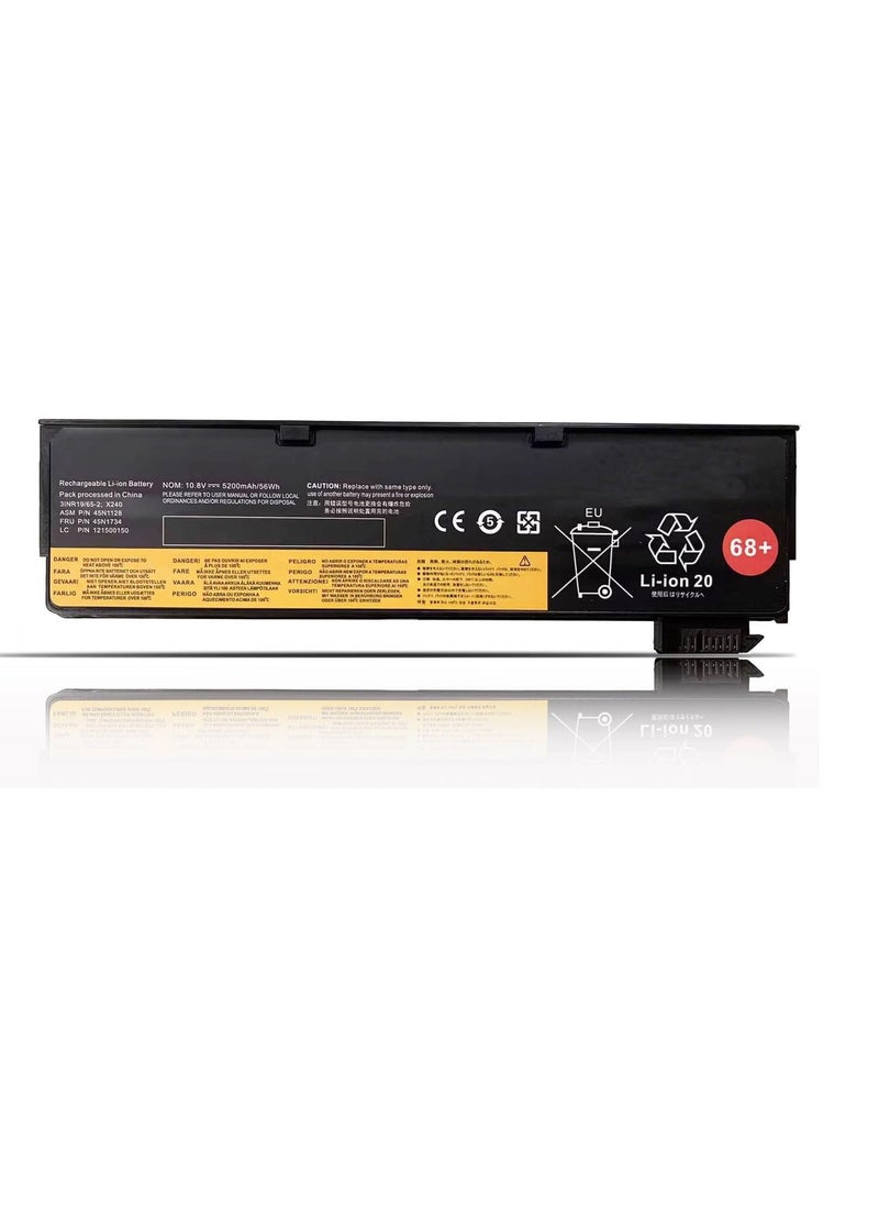 Max Power 68+ 45N1124 Laptop Battery for Lenovo ThinkPad T440 T440S X240 X240s S440 S540 X250 T450S L450 X260 K2450 T450 T460 L460 T550 W550S L470 P50S T460P T470P T560 X270 Series  - Image 1