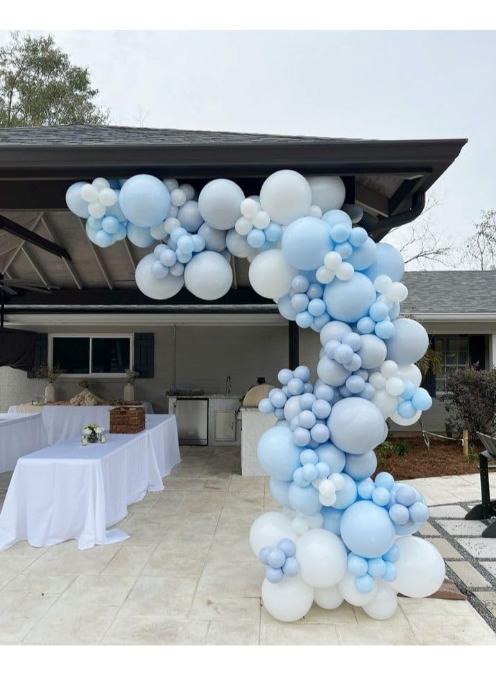 100 Pack 12 inch Round Helium Pastel (Sky) Blue Balloons for Wedding Baby Shower Birthday Party Decoration - Image 5