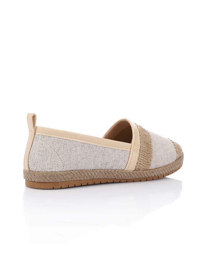 ICE CLUB ICE CLUB Natural Edge Slip-On Flat - Beige - Image 3