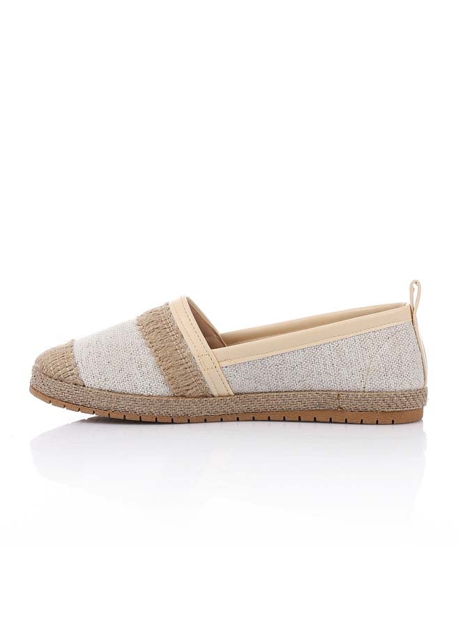 ICE CLUB ICE CLUB Natural Edge Slip-On Flat - Beige - Image 4