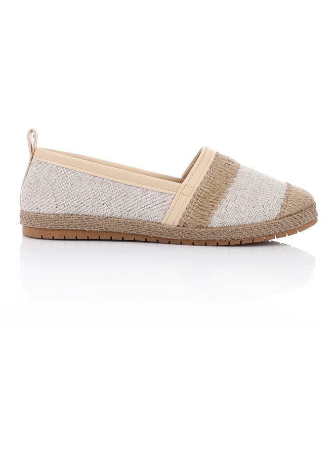 ICE CLUB ICE CLUB Natural Edge Slip-On Flat - Beige - Image 2