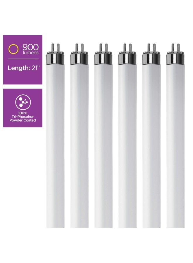 KOR F13T5D T5 21 Inch Under Counter Fluorescent Bulbs Bright White Daylight 6500K 13 Watt F13T5 D 21 D Long Life Replacement Tubes For Under Cabinet Lights Pack Of 6 Bulbs - Image 4