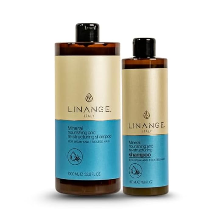 LINANGE Mineral Nourishing & Restructuring Shampoo, 1000ml / 33.8 oz. - Image 5