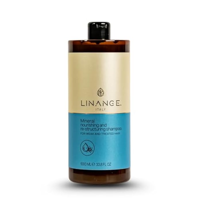 LINANGE Mineral Nourishing & Restructuring Shampoo, 1000ml / 33.8 oz. - Image 1