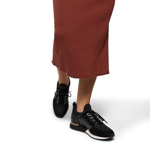 ALDO womens Courtwood Lace-up Fashion Lace Up Sneaker, Black, 8.5 US - Image 3