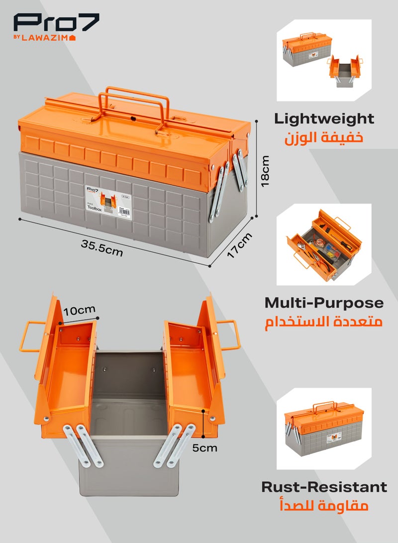 LAWAZIM Pro7  Iron Tool Box |Tools & Home Improvement | Power & Hand Tools | Hand Tools| Screwdrivers & Nut Drivers - Image 2