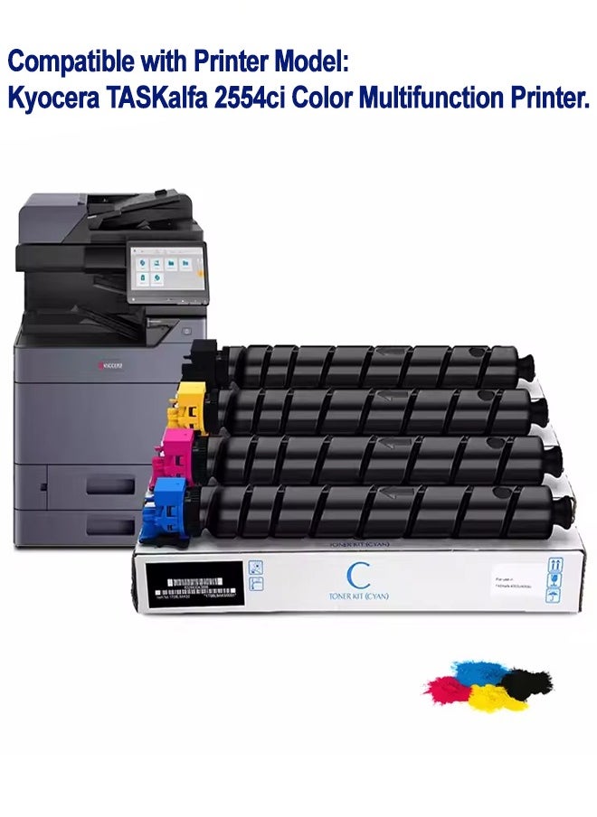 أوفيس ميكر Office maker Kyocera Replacement TK-8365 4-Color Toner Cartridge set for TASKalfa 2554ci  - Image 2
