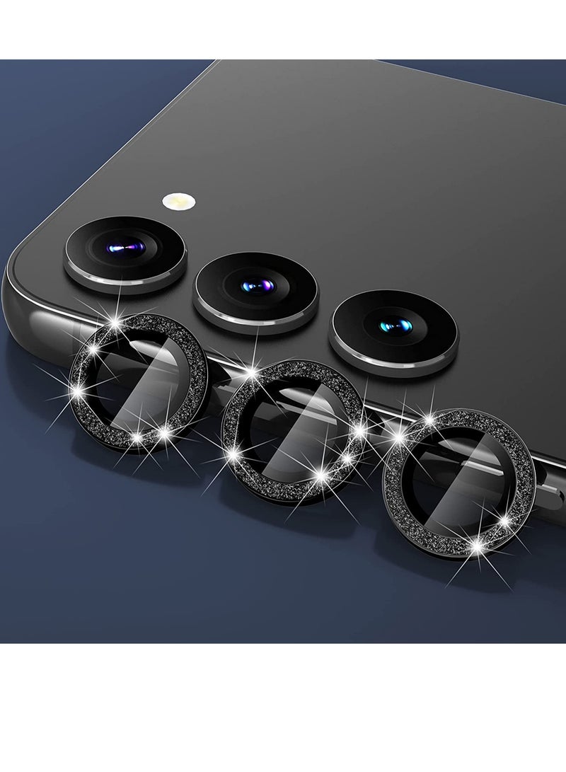 ELTRAZONE [3+3 PCS] for Samsung Galaxy S23/ S23 Plus Camera Lens Protector, Premium Tempered Glass Glitter Camera Lens Protector - Image 5