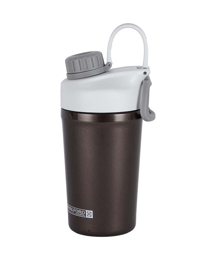 Royalford 590ml Protein Shaker Bottle - RF12184, with SS Blending Ball for Lump-Free Proteins Smooth Shakes, Leak-Proof and Portable Design, Suitable for Indoor and Outdoor Use - Image 2
