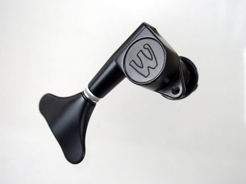Warwick Replacement Bass Guitar Tuner, BLACK, Treble Side - Image 1