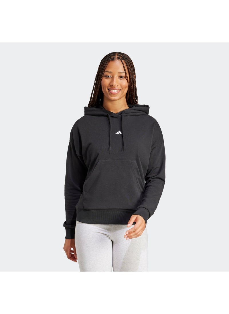 Adidas Essentials Small Logo French Terry Hoodie  - Image 1