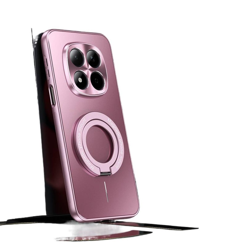 غطاء واقي، لـ Redmi Note 15، ملمس غير لامع، بنفسجي باللون الأحمر باللون البنفسجي - Image 1