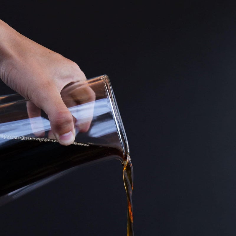 FELLOW كاراف قهوة ستاج مزدوج الجدار - وعاء لصنع القهوة يدويًا، زجاج بوروسيليكات مصبوب يدويًا، إبريق شفاف سعة 20 أونصة - Image 5