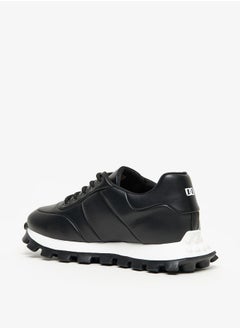 DUCHINI Men's Solid Sneakers with Chunky Sole and Lace-Up Closure  - Image 3