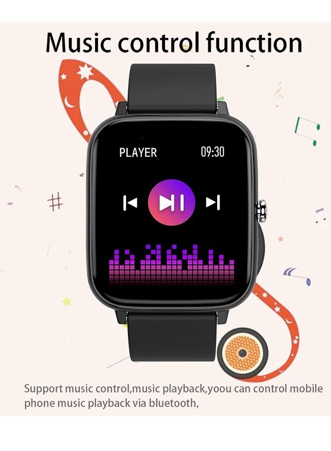 AROAQ P6 Smart Watch Women Men Fitness Tracker Heart Rate Bluetooth Call Waterproof Bracelet Wristband For Android IOS - Image 4