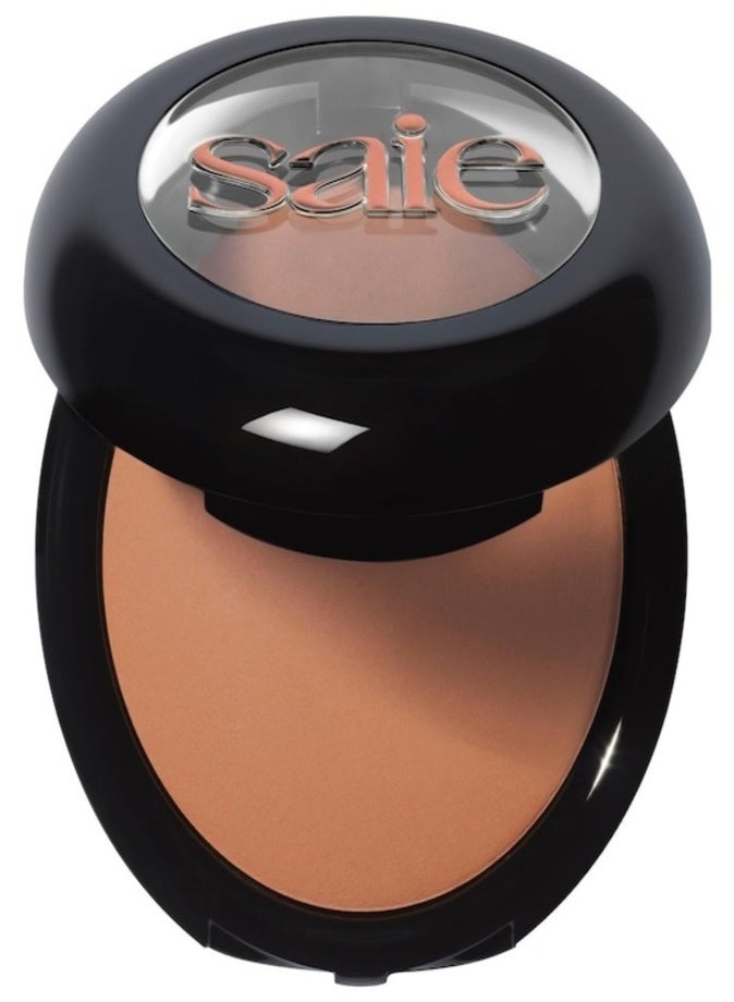 SAIE SuperSuede™ Radiant Talc-Free Baked Powder Bronzer Amalfi 8g – Natural Sun-Kissed Glow Bronzing Powder - Image 1