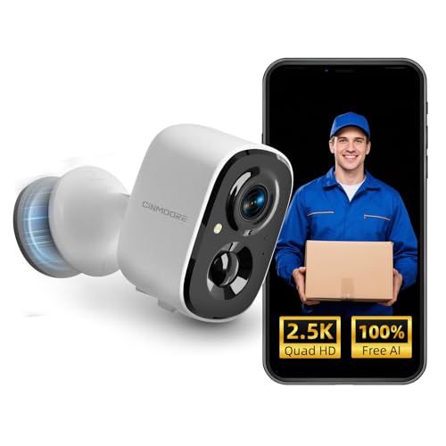 cinmoore Cinmoore 2 5k Wireless Home Security Cameras Outdoor