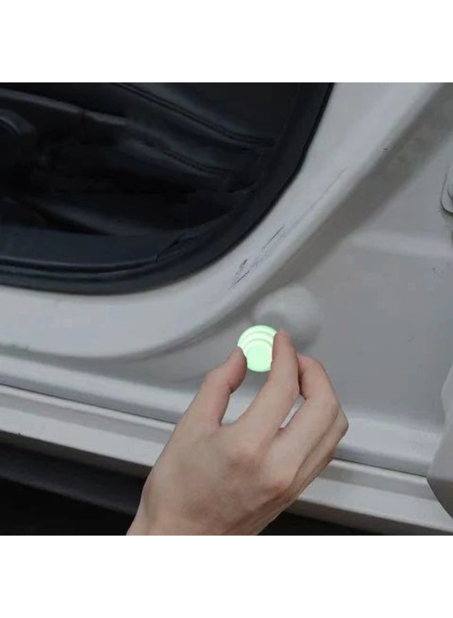 Car Door Stoppers - Phosphorescent Light Door Stoppers with Car Door Protection Stickers, Sound Absorbing for Car Doors, Includes 4 Pieces - Image 1