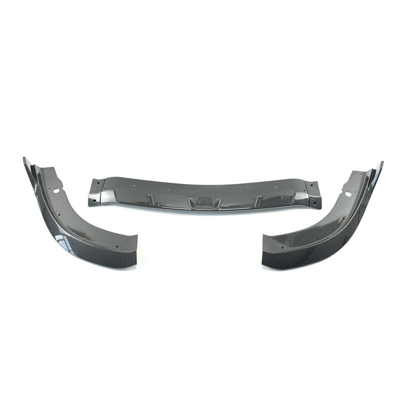 skkyoro Front Bumper Lip Splitter 3Pcs V3 Style Compatible with For Chrysler 300 C S SRT 2015-2023 (Carbon Fiber Print, SRT style) - Image 4