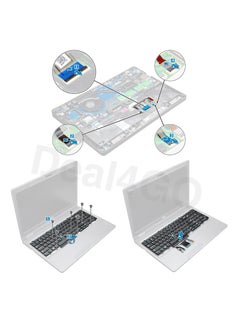 Generic Replacement Backlit Keyboard with/Stick Pointer Replacement for Dell Latitude E5570  E5550 5580 5590 5591 Precision 3510 3520 3530 7510 7520 7710 7720  - Image 3