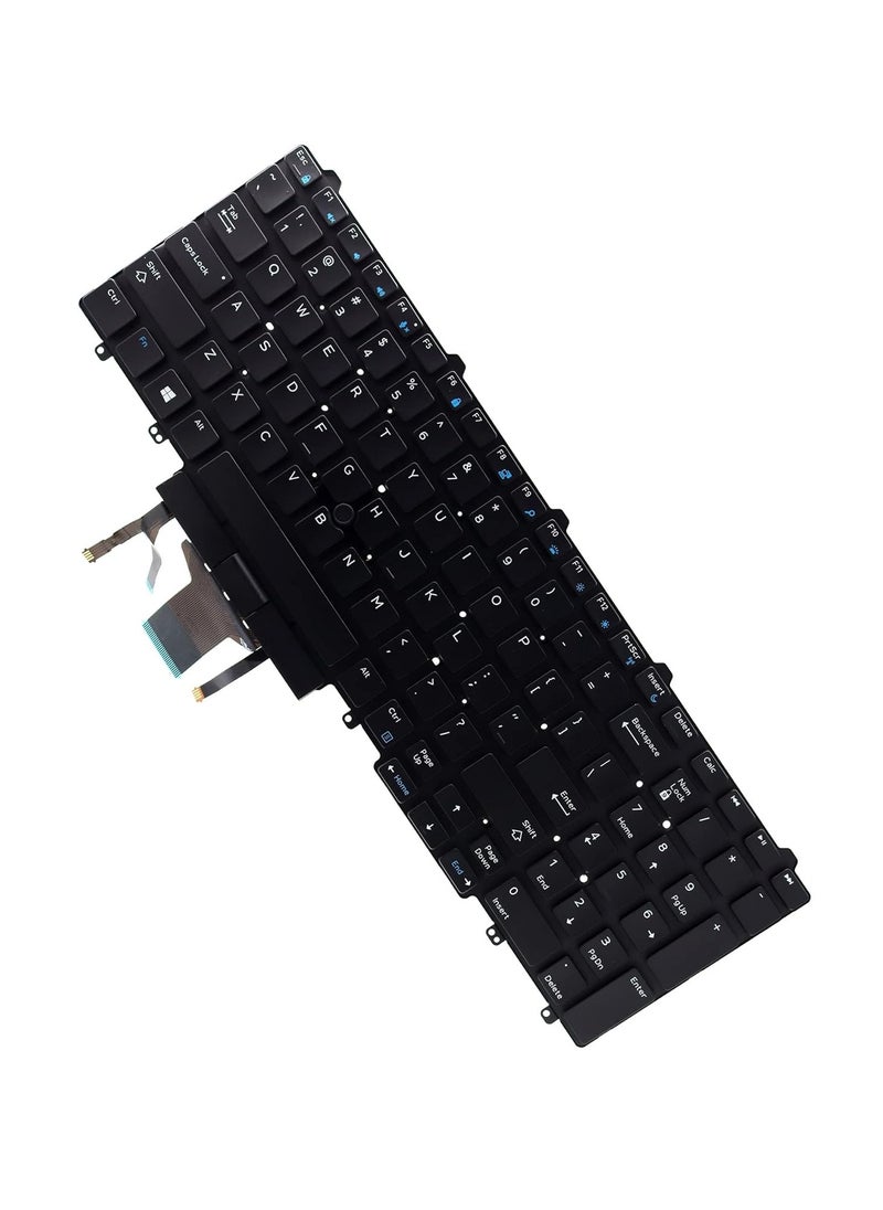 Generic Replacement Backlit Keyboard with/Stick Pointer Replacement for Dell Latitude E5570  E5550 5580 5590 5591 Precision 3510 3520 3530 7510 7520 7710 7720  - Image 4