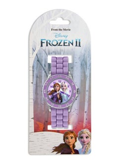 PlayandDream Disney Frozen 2 Purple Silicon Strap Watch For Girls  - Image 3