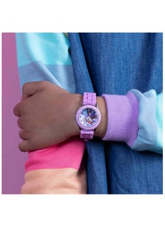 PlayandDream Disney Frozen 2 Purple Silicon Strap Watch For Girls  - Image 4