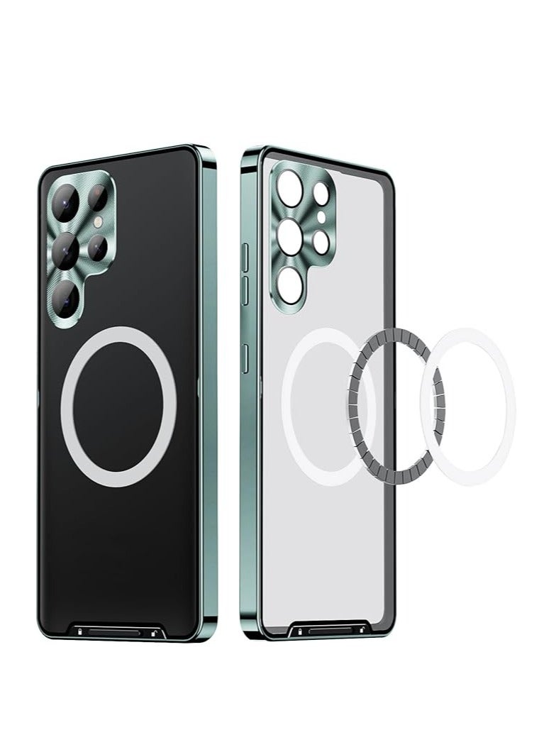 general Streamer metal case for Samsung S24/S23 series, ultra-thin shockproof phone case with camera lens protection - Image 2