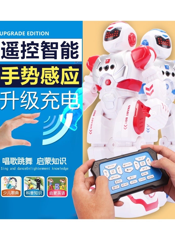 يونيفرسال روبوت ذكي قادر على الغناء الكهربائية الأشعة تحت الحمراء الاستشعار عن بعد لعبة للأطفال - Image 2