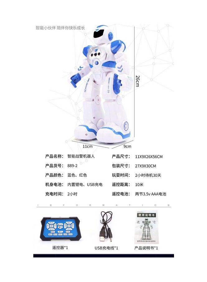 يونيفرسال روبوت ذكي قادر على الغناء الكهربائية الأشعة تحت الحمراء الاستشعار عن بعد لعبة للأطفال - Image 4
