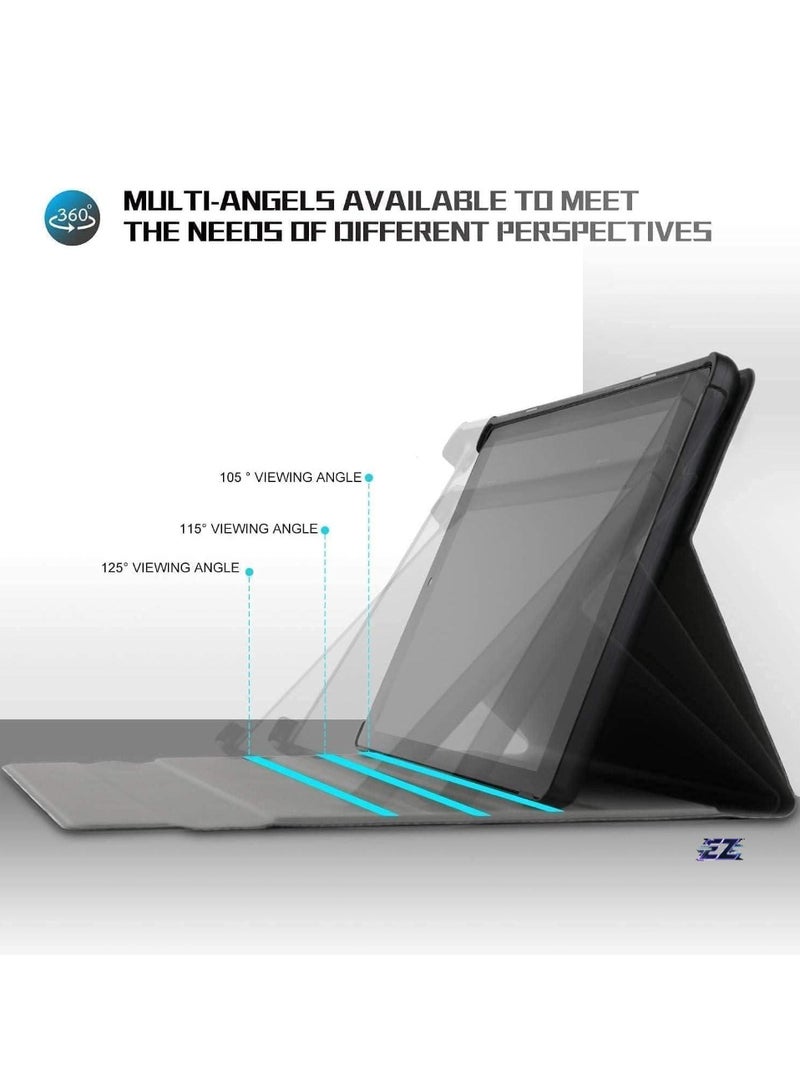 ELTRAZONE New Keyboard Case Compatible for Galaxy Tab S6 Lite 2020 – Detachable Wireless Keyboard with Pencil Holder, Stand Folio Cover, Full Protection, Slim & Lightweight, Perfect for Work & Play  - Image 2