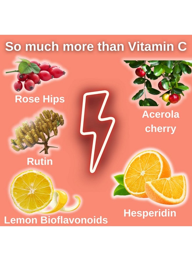 Noor Vitamins 500 Mg Halal Vitamin C Chewable Tablets + Rose Hips And Antioxidants I Supports Immune System I Vegan Gluten Free & Halal Vitamin 60 Orange Flavored Chewable Tablets I 2 Month Supply - Image 5