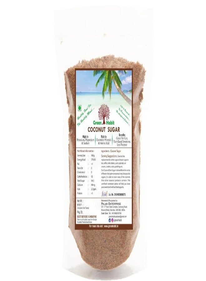 Greenhabit Green Habit Organic Coconut Sugar - Natural Sweetener (1kg) a.k.a Coconut Jaggery Powder - Image 2