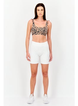 Adidas Women 2 Pcs Sportswear Fit Tennis Skirts And Short, White  - Image 5