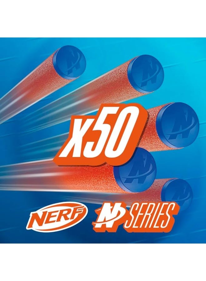 Nerf N Series Refill Pack includes 50 Nerf N1 Darts | Compatible With All Nerf N Series Blasters for 8+ Years | F8639 - Image 4
