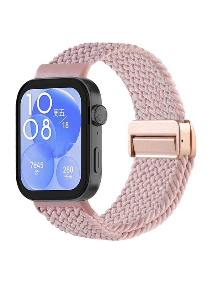 Magnetic Buckle Band for Huawei Watch Fit 5 5 Pro 4 4 Pro /Huawei Watch Fit 4 Strap Polos Warna Nilon Nylon Braided Sport Soft