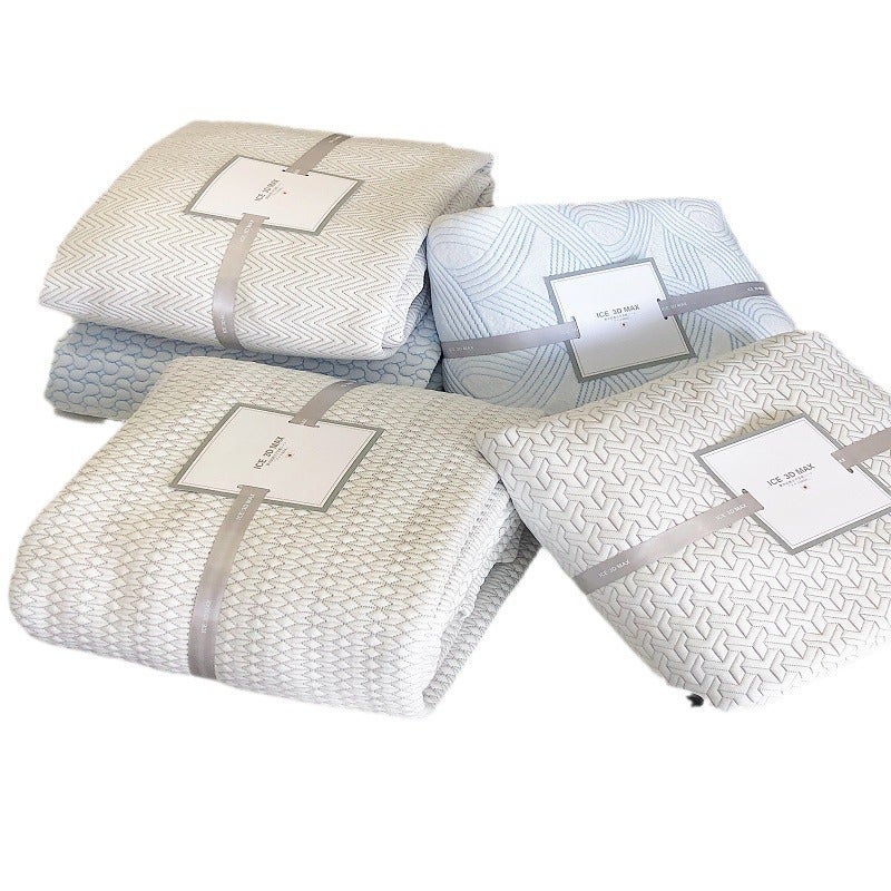 Japan-style ICE 3D MAX Cooling Ice Silk Fitted Sheet - Image 1