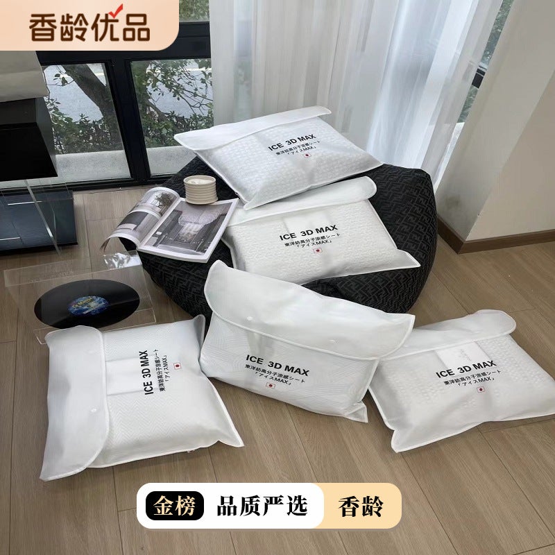 Japan-style ICE 3D MAX Cooling Ice Silk Fitted Sheet - Image 5