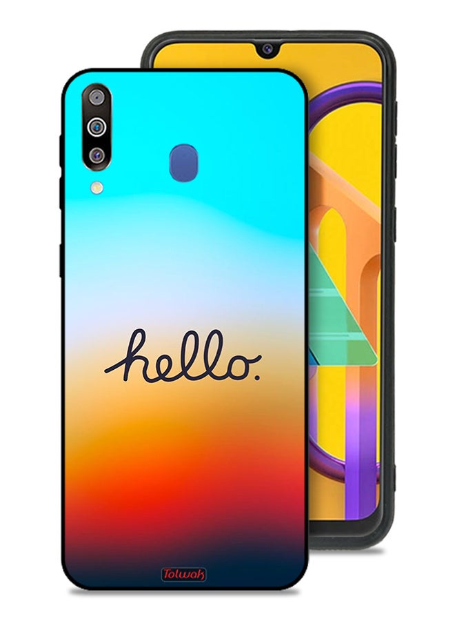 Tolwak Samsung Galaxy M30 Protective Case Cover Hello - Image 1