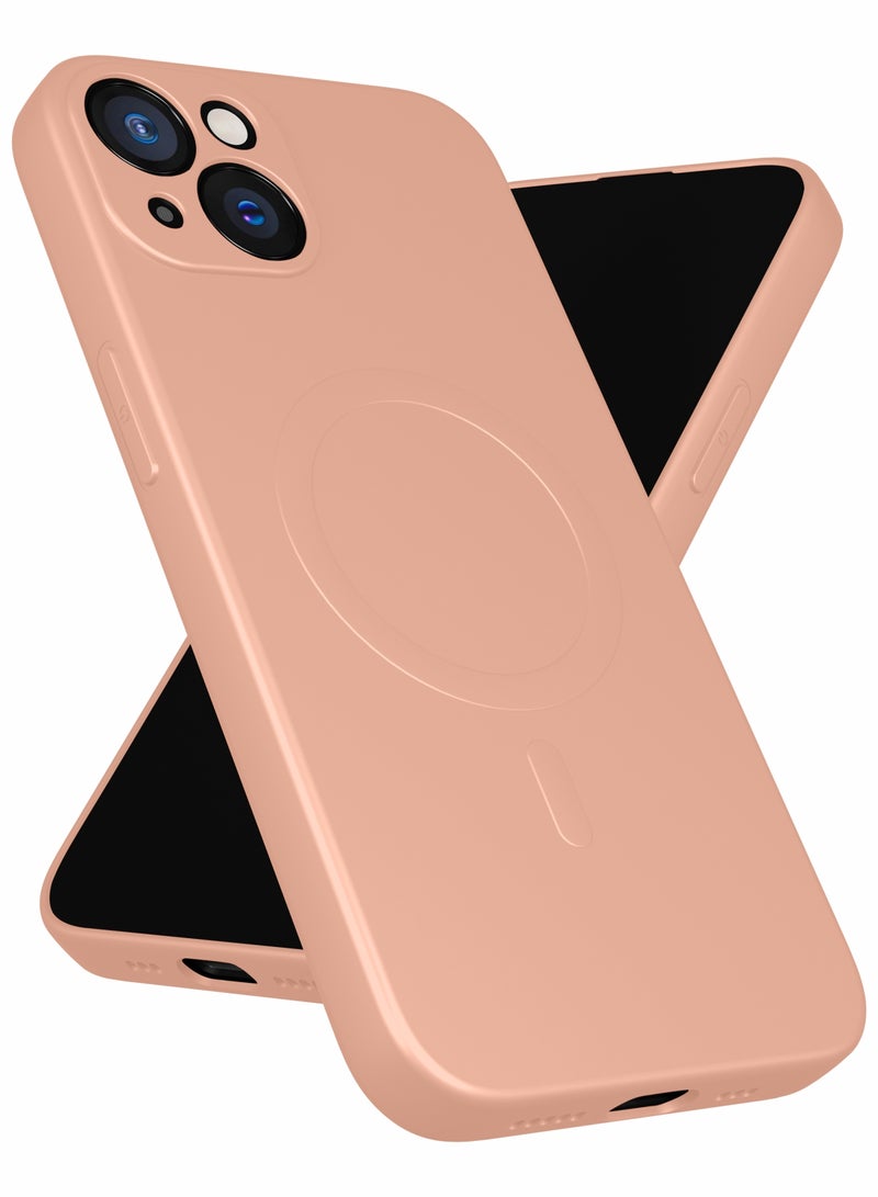 MOBILIUS for iPhone 13 Case, Soft Anti-Scratch Microfiber Lining, Compatible with MagSafe, Shockproof Phone Case for iPhone 13, Pink - Image 1