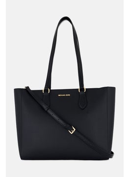 Michael Kors Women Brand Logo Kimberly Tote Bag 28 H x 43 L x 12 W cm, Black  - Image 1
