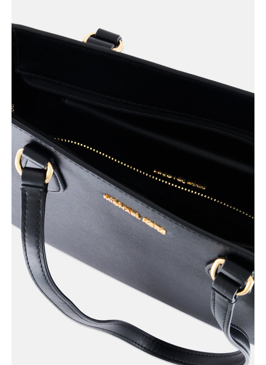 Michael Kors Women Brand Logo Kimberly Tote Bag 28 H x 43 L x 12 W cm, Black  - Image 4