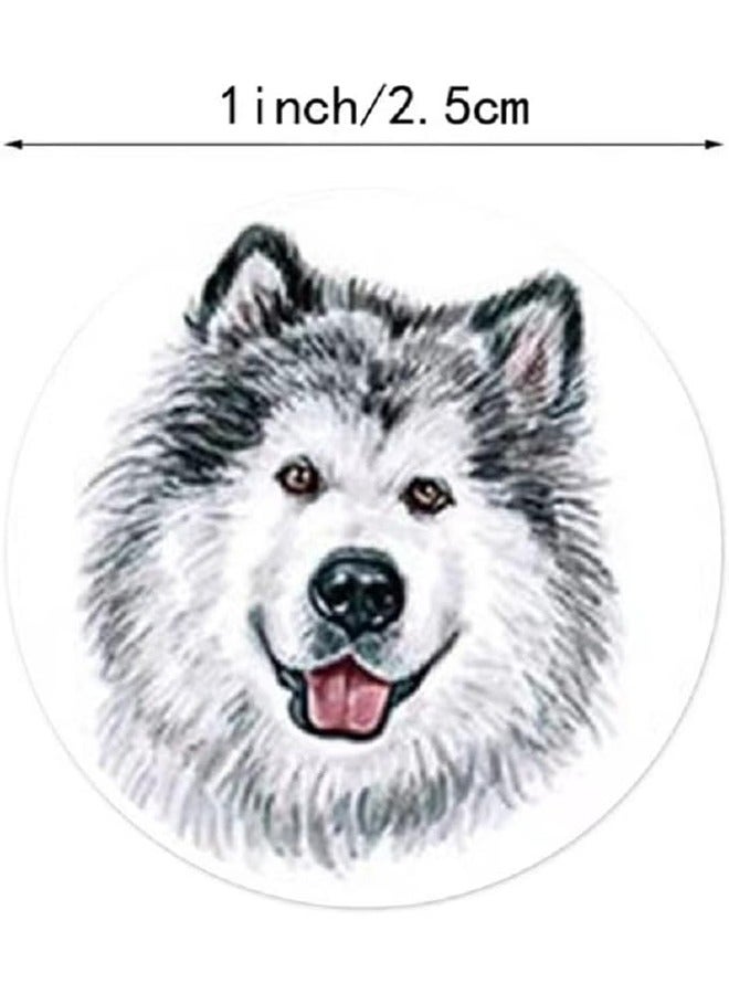 Motivational Stickers, 500pcs Reward Stickers for Kids in 8 Design, Naitmsad 1 Inch School Stickers Teacher Supplies Roll Sticker Cute Animal Stickers for Classroom - Image 4