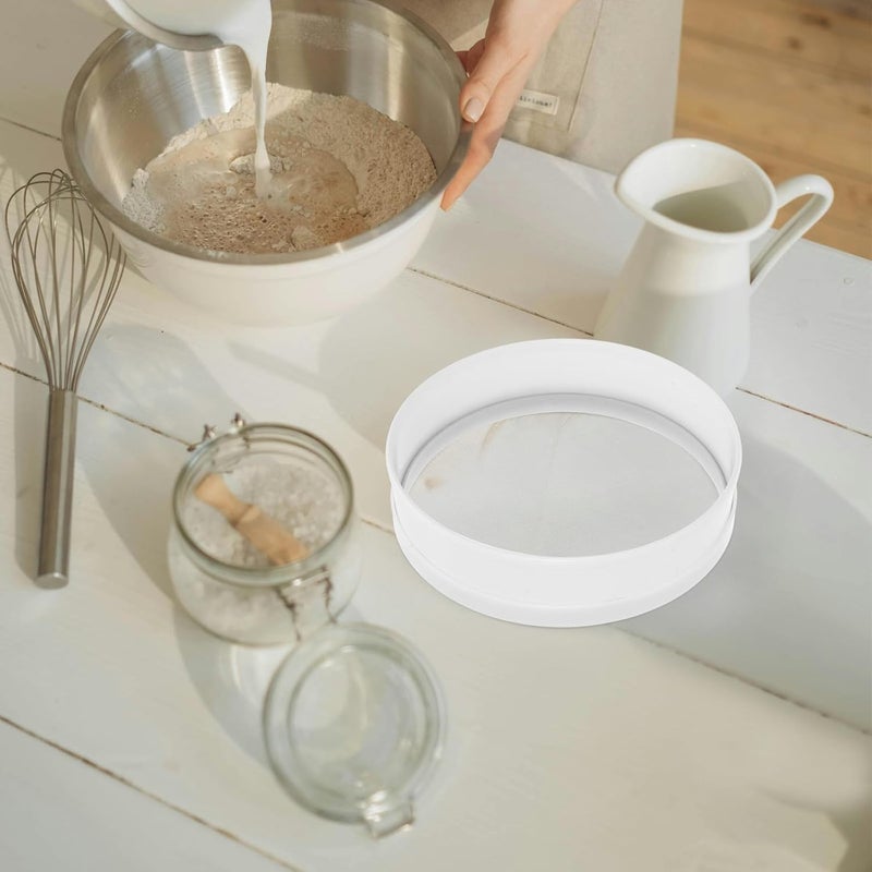 Stainless Steel Fine Mesh Flour Sifter 25cm round Baking Sieve for Powdered Sugar and Flour Sifting, Small Kitchen Baking Tool for Home and Professional Use - Image 4