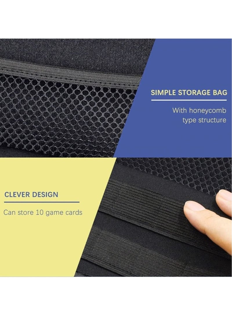 Captaintech Carrying Case Compatible with Switch OLED Accessories Bundle with Screen Protector Clear Cover for OLED Game Console - Image 2