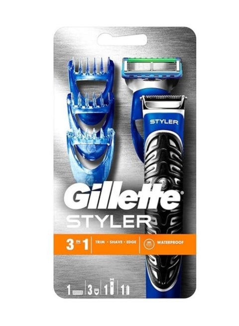 3-In-1 Styler Razor Blue/Black/Silver