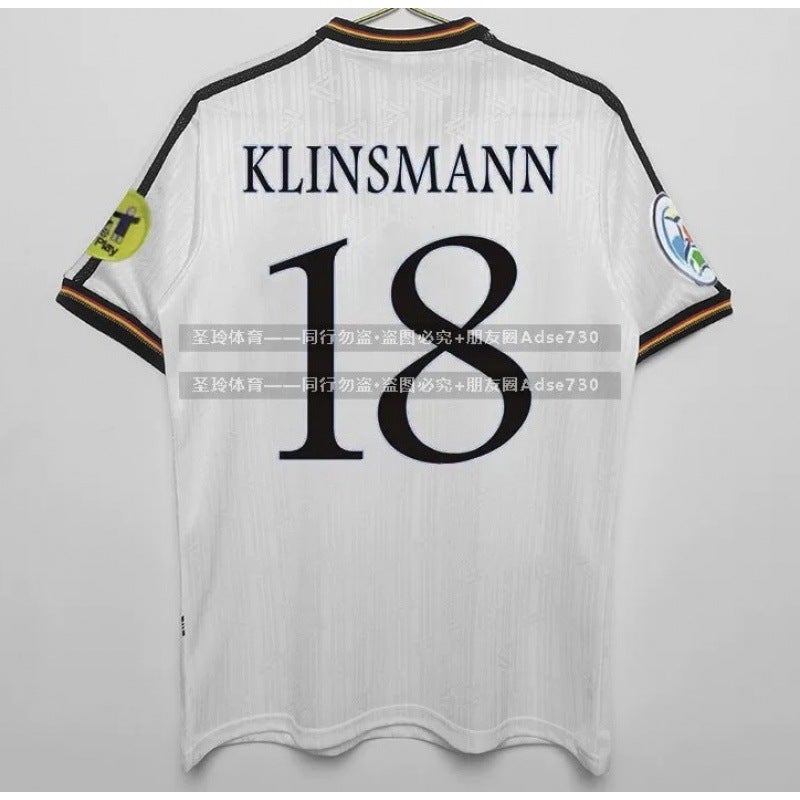 Vintage Jersey Classic Nostalgic Replica Football Uniform Germany France Team Uniform Mateus Henri Zidane Jersey - Image 1