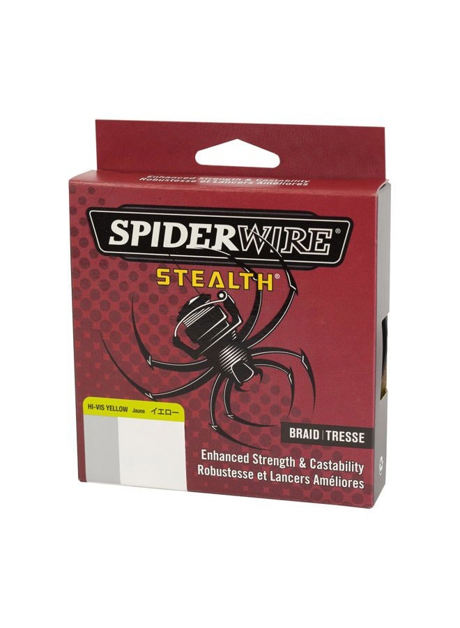 SpiderWire Stealth® Superline, Hi-Vis Yellow, 6lb | 2.7kg, 125yd | 114m Braided Fishing Line, Suitable for Freshwater and Saltwater Environments - Image 2